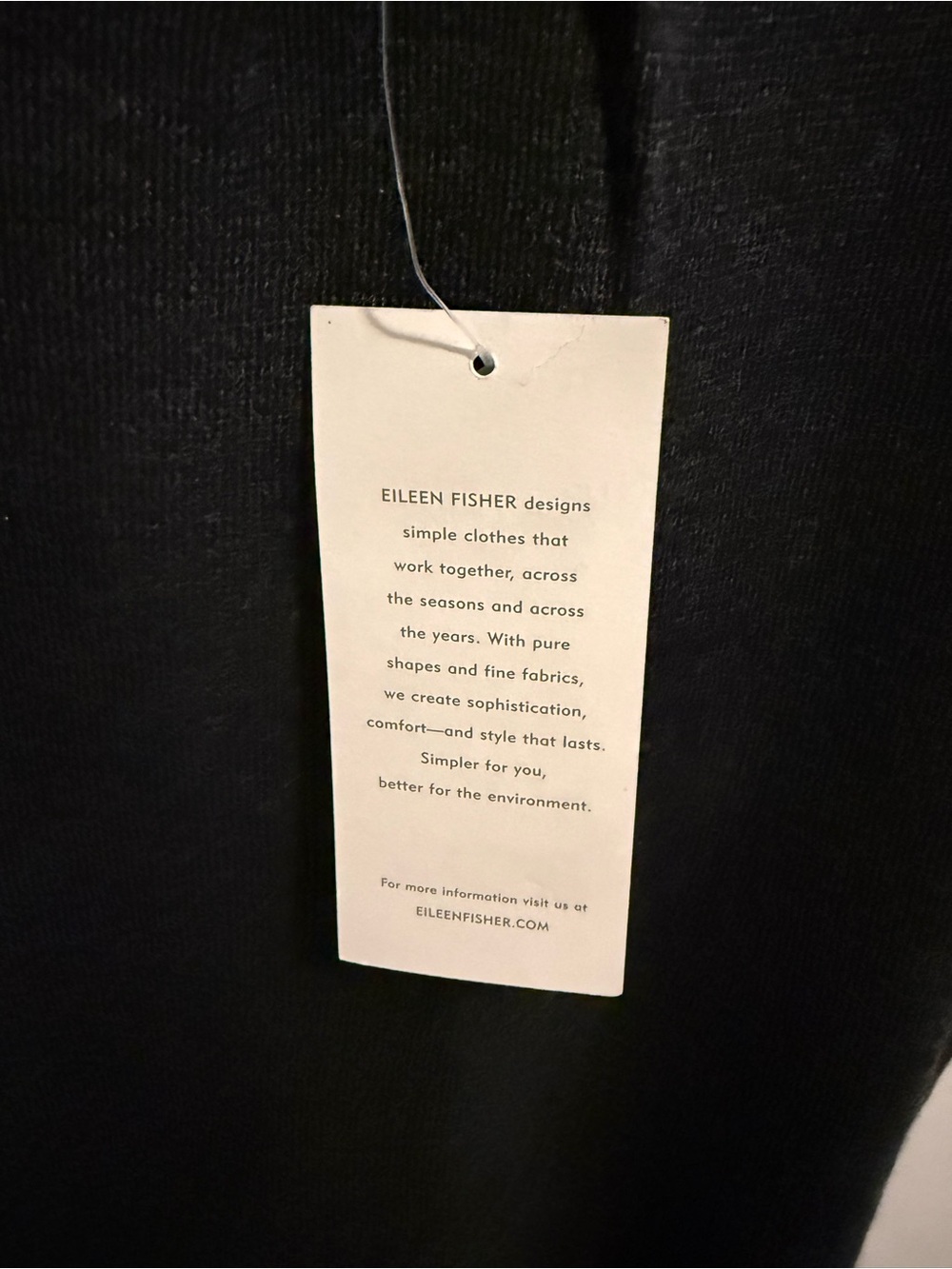 Eileen Fisher Fine 100% Merino Wool Jersey Tank Top Interview outfit work S NWT - Picture 8 of 10